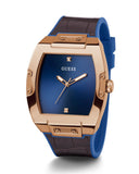 Guess Phoenix Blue Dial Brown Leather Strap Watch for Men - GW0386G2 Buy Now By Guess