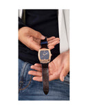 Guess Phoenix Blue Dial Brown Leather Strap Watch for Men - GW0386G2 Buy Now By Guess