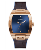 Guess Phoenix Blue Dial Brown Leather Strap Watch for Men - GW0386G2 Buy Now By Guess