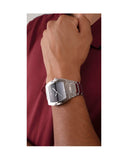 Guess Phoenix Black Dial Silver Steel Strap Watch for Men - GW0387G1 Buy Now By Guess