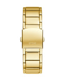 Guess Phoenix Black Dial Gold Steel Strap Watch for Men - GW0387G2 Buy Now By Guess