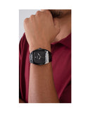 Guess Trend Black Dial Black Steel Strap Watch for Men - GW0387G3 Buy Now By Guess