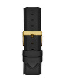 Guess Tailor Gold Dial Black Leather Strap Watch for Men - GW0389G2 Buy Now By Guess