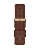 Guess Tailor Analog Blue Dial Brown Leather Strap Watch for Men - GW0389G3 Buy Now By Guess
