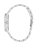 Guess Glitter Burst Diamonds Blue Dial Silver Steel Strap Watch for Women - GW0405L1 Buy Now By Guess