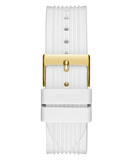Guess Marina Multifunction White Dial White Rubber Strap Watch for Women - W1025L5 Buy Now By Guess