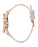Guess Athena Rose Gold Dial Rose Gold Rubber Strap Watch for Women - GW0409L3 Buy Now By Guess