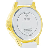 Guess Crown Jewel Multifunction Diamonds White Dial White Leather Strap Watch for Women - GW0411L1 Buy Now By Guess