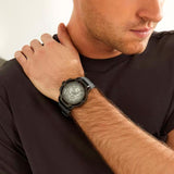 Guess Matrix Multifunction Grey Dial Grey Rubber Strap Watch for Men - GW0423G3 Buy Now By Guess