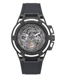 Guess Matrix Multifunction Grey Dial Grey Rubber Strap Watch for Men - GW0423G3 Buy Now By Guess