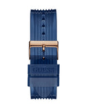 Guess Poseidon Chronograph Blue Dial Blue Silicone Strap Watch For Men - GW0425G3 Buy Now By Guess