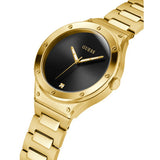Guess Scope Quartz Black Dial Gold Steel Strap Watch for Men - GW0427G2 Buy Now By Guess