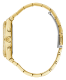 Guess Heiress Multifunction Diamonds Gold Dial Gold Steel Strap Watch for Women - GW0440L2 Buy Now By Guess