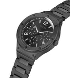 Guess Scope Multifunction Black Dial Black Steel Strap Watch for Men - GW0454G3 Buy Now By Guess