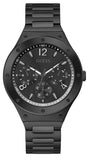 Guess Scope Multifunction Black Dial Black Steel Strap Watch for Men - GW0454G3 Buy Now By Guess