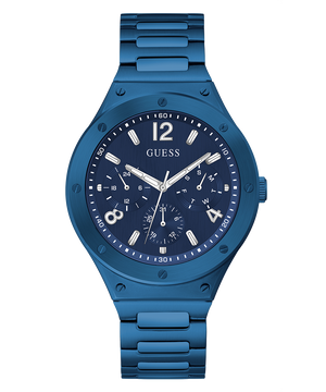 Guess Scope Multifunction Blue Dial Blue Steel Strap Watch for Men - GW0454G4 Buy Now By Guess