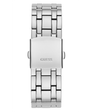 Guess Multi Function Diamonds Silver Dial Silver Steel Strap Watch For Men - GW0455G1 Buy Now By Guess