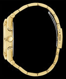 Guess Multifunction Diamonds Black Dial Gold Steel Strap Watch for Men - GW0455G2 Buy Now By Guess