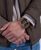 Guess Phoenix Multi Function Black Dial Gold Steel Strap Watch for Men - GW0456G1 Buy Now By Guess