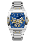 Guess Phoenix Multifunction Blue Dial Silver Steel Strap Watch For Men - GW0456G5 Buy Now By Guess