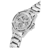 Guess Queen Quartz Silver Dial Silver Steel Strap Watch For Women - GW0464L1 Buy Now By Guess