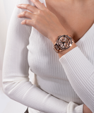 Guess Queen Multifunction Rose Gold Dial Rose Gold Steel Strap Watch For Women - GW0464L3 Buy Now By Guess