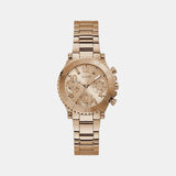 Guess Cosmic Chronograph Rose Gold Dial Rose Gold Steel Strap Watch for Women - GW0465L2 Buy Now By Guess