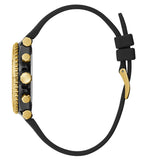 Guess Cosmic Multifunction Black Dial Black Silicone Strap Watch For Women - GW0466L1 Buy Now By Guess