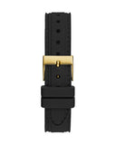 Guess Cosmic Multifunction Black Dial Black Silicone Strap Watch For Women - GW0466L1 Buy Now By Guess