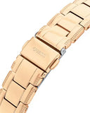 Guess Crystal Clear Rose Gold Dial Rose Gold Steel Strap Watch for Women - GW0470L3 Buy Now By Guess