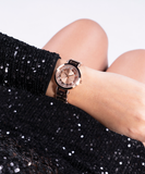 Guess Crystal Clear Rose Gold Dial Rose Gold Steel Strap Watch for Women - GW0470L3 Buy Now By Guess
