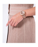 Guess Iconic Diamonds Rose Gold Dial Rose Gold Mesh Bracelet Watch For Women - GW0477L3 Buy Now By Guess