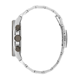 Guess Empire Quartz Black Dial Silver Steel Strap Watch For Men - GW0489G1 Buy Now By Guess