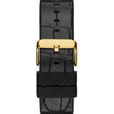 Guess Edge Chronograph Green Dial Black Leather Strap Watch For Men - GW0492G3 Buy Now By Guess