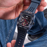 Guess Phoenix Chronograph Black Dial Black Rubber Strap Watch for Men - GW0499G1 Buy Now By Guess