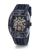 Guess Phoenix Chronograph Black Dial Black Rubber Strap Watch for Men - GW0499G1 Buy Now By Guess