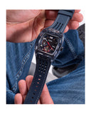 Guess Phoenix Chronograph Black Dial Black Rubber Strap Watch for Men - GW0499G1 Buy Now By Guess