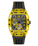 Guess Phoenix Chronograph Black Dial Black Rubber Strap Watch for Men - GW0499G2 Buy Now By Guess