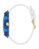 Guess Phoenix Analog Blue Dial White Silicone Strap Watch For Men - GE0499G6 Buy Now By Guess