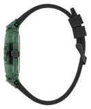 Guess Phoenix Analog Black Dial Black Silicone Strap Watch For Men- GW0499G7 Buy Now By Guess