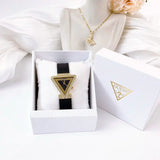 Guess Fame Quartz Black Dial Black Leather Strap Watch For Women - GW0504L5 Buy Now By Guess