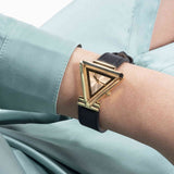 Guess Fame Quartz Black Dial Black Leather Strap Watch For Women - GW0504L5 Buy Now By Guess