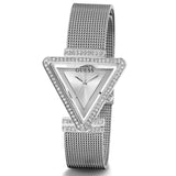 Guess Fame Diamonds Silver Dial Silver Mesh Bracelet Watch for Women - GW0508L1 Buy Now By Guess