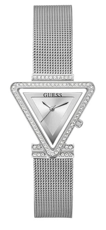 Guess Quartz Silver Dial Silver Mesh Strap Watch For Women - GW050L1 Buy Now By Guess