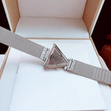 Guess Fame Diamonds Silver Dial Silver Mesh Bracelet Watch for Women - GW0508L1 Buy Now By Guess