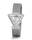 Guess Fame Diamonds Silver Dial Silver Mesh Bracelet Watch for Women - GW0508L1 Buy Now By Guess