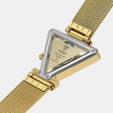 Guess Fame Diamonds Gold Dial Gold Mesh Bracelet Watch for Women - GW0508L2 Buy Now By Guess
