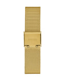 Guess Fame Diamonds Gold Dial Gold Mesh Bracelet Watch for Women - GW0508L2 Buy Now By Guess