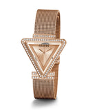 Guess Fame Diamonds Rose Gold Dial Rose Gold Mesh Bracelet Watch for Women - GW0508L3 Buy Now By Guess