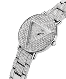 Guess Trend Diamonds Silver Dial Silver Steel Strap Watch for Women - GW0512L1 Buy Now By Guess